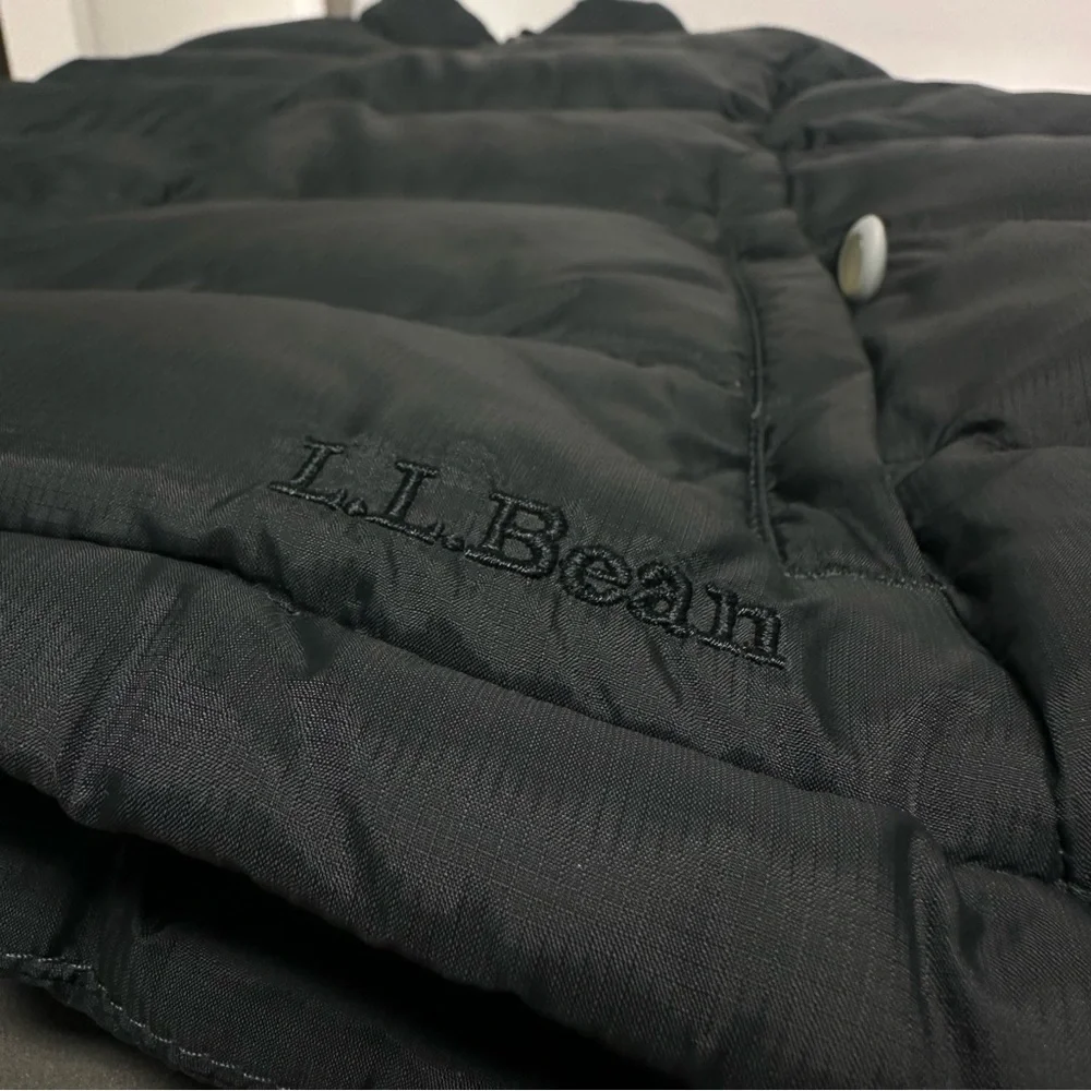 L.L.Bean Black Goose Down Vest Size 2XL - Warm, Lightweight, Excellent Condition
